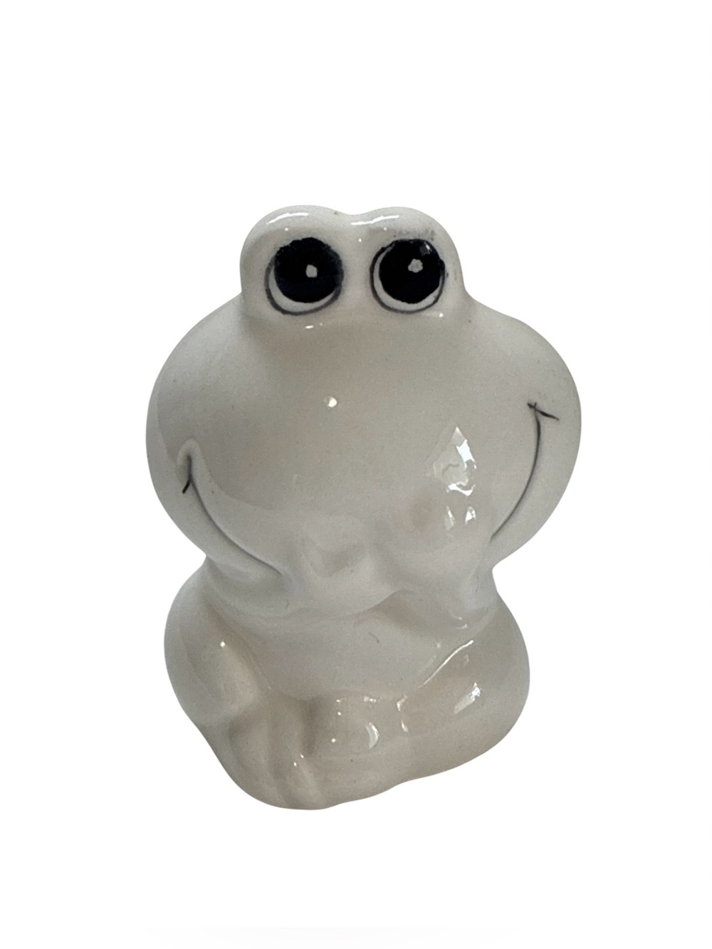 VINTAGE CERAMIC FROG TOOTHPICK HOLDER